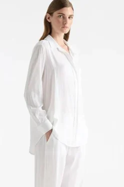 Mela Purdie Single Pocket Shirt | White