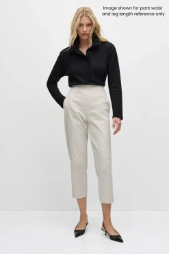 Mela Purdie Tapered Flat Pant | Ivory