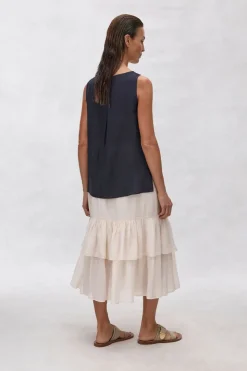 Mela Purdie Vapour Skirt | Nougat