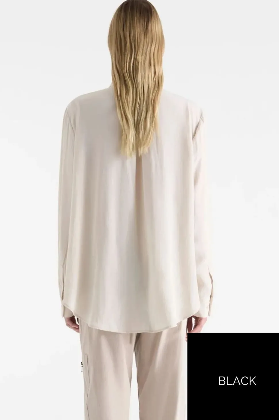 Mela Purdie Zip Front Shirt | Black