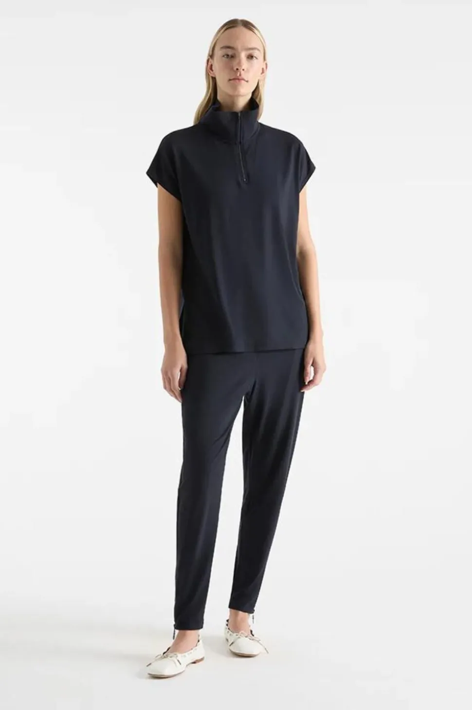 Mela Purdie Zip Stiletto Pant | Navy