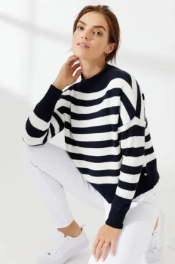 Mia Fratino Bailey Nautical Stripe | Navy/Starch