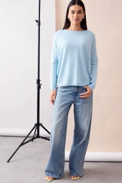 Mia Fratino Bobbi Boatneck | Sky Blue