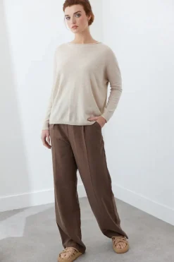 Mia Fratino Bobbi Boatneck | Almond