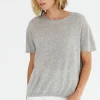 Mia Fratino Chloe Cashmere Tee | Foggy