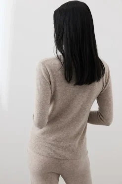 Mia Fratino Essential Slim Crew | Toast