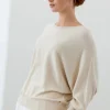 Mia Fratino Eva Boat Neck | Almond
