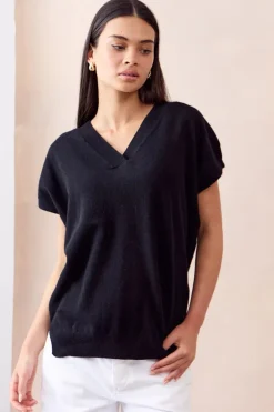 Mia Fratino Juliette Vest | Black