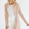 Mia Fratino Pure Essentials Soft Roll Cardi | Swiss Oat