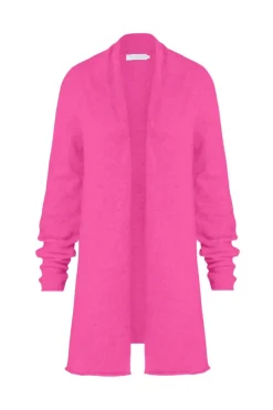 Mia Fratino Pure Essentials Soft Roll Cardi | Peony