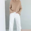 Mia Fratino Ribbed Roll Neck | Barley