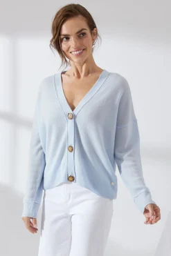 Mia Fratino Sophia Cardigan | Ice Blue