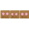 7mm Round Enamel Stud | Strawberry Cream