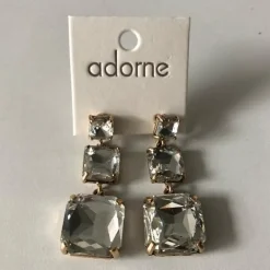 Modern Cocktail Jewel Drop Earrings