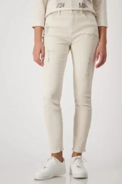 Monari Destroyed Jeans With Rhinestones | Sandshell