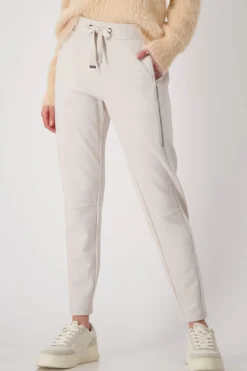 Monari Skinny Trousers With Zip Pockets | Sandshell