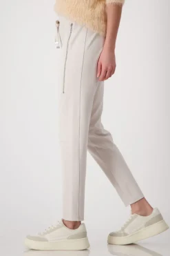 Monari Skinny Trousers With Zip Pockets | Sandshell
