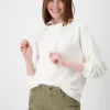Monari Stand-Up Collar Jersey | Off White