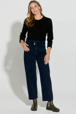 New London Jeans Christow Crop Jean | Dark Wash