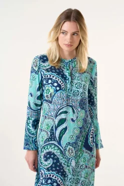 Oneseason Long Genie Dress | Brazil Blue