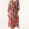 Oneseason Long Poppy Dress | Ithaca Pink