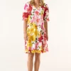 Oneseason Middy Indi Dress | Flamenco Yellow