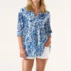 Oneseason Poppy Top | Hydra Navy