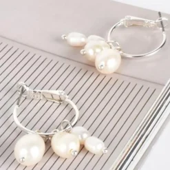 Pearl Drop Hook | Silver