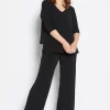 Philosophy Paltrow Wide Leg Pants | Black