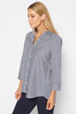 Philosophy Regina Shirt | Navy Stripe