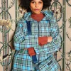 Project Ten Raincoat In Crossbody Bag | Tartan
