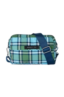 Project Ten Raincoat In Crossbody Bag | Tartan