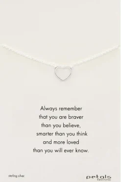 Remember Open Heart Necklace | Multi