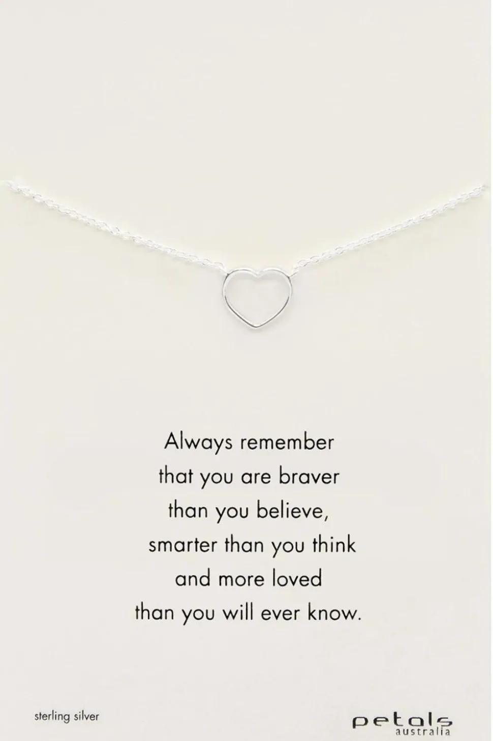 Remember Open Heart Necklace | Multi