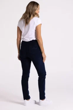 Silvermaple Boutique Eva Cord Pant | Navy