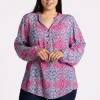 Silvermaple Collection | Allegra Shirt | Paisley Pink Multi