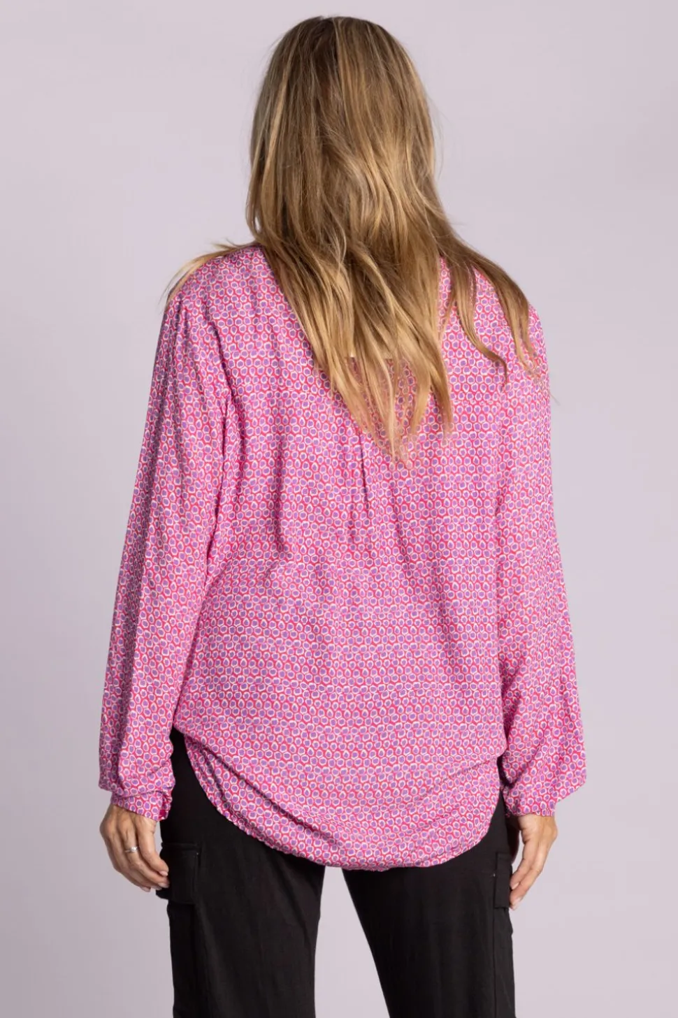 Silvermaple Collection | Sofia Shirt | Ocelot Pink/Purple
