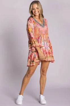 Silvermaple Collection Amber Crystals Top | Sunrise Garden