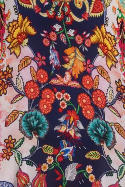 Silvermaple Collection Amber Crystals Dress | Floral Harmony