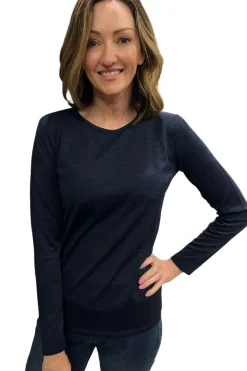 Silvermaple Collection Belle Long Sleeve Merino | Navy