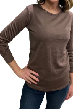 Silvermaple Collection Belle Long Sleeve Merino | Mocha