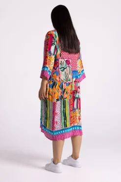 Silvermaple Collection Celeste Button Through Dress | Pink Oasis