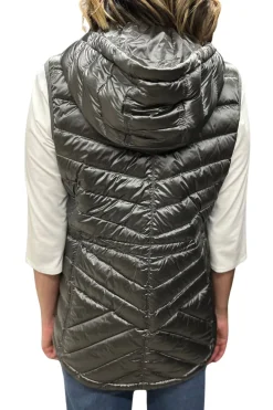Silvermaple Collection Down Filled Puffer Vest | Platinum