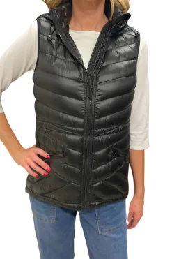 Silvermaple Collection Down Filled Puffer Vest | Black