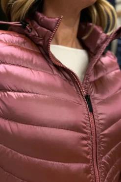 Silvermaple Collection Down Filled Puffer Vest | Rose