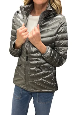 Silvermaple Collection Down Filled Puffer Jacket | Platinum