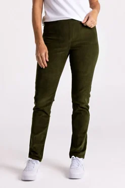 Silvermaple Collection Eva Cord Pant | Seaweed