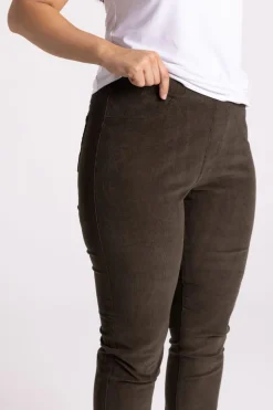 Silvermaple Collection Eva Cord Pant | Walnut
