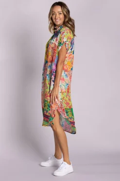 Silvermaple Collection Grace Button Dress | Florascape