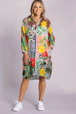 Silvermaple Collection Imogen Shirt Dress | Savanna Bloom